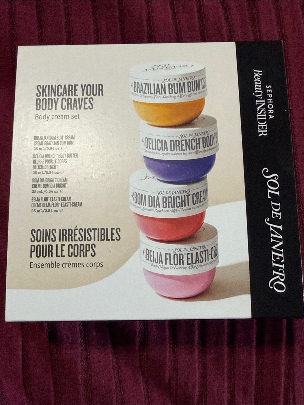 Sol de Janeiro Sephora Beauty Insider Mini Body Cream Set 4x25mL Hydrating